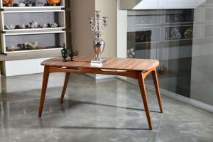 Комплект маса и столове 5 части Touch Wooden - Крем - Img 8