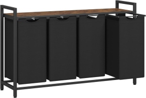 Кош за пране Vasagle Black 115,6x33x72,5 cm - Img 1