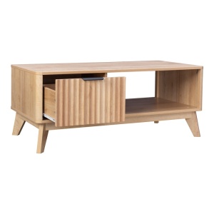 Масичка за кафе Hamea Natural 110x55.2x55.2x45 cm - Img 3