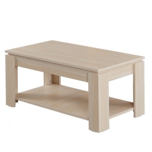 Масичка за кафе Shelf - Светъл дъб - Img 4