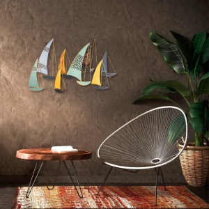 Метална картина Yavuz Многоцветна 111x70x8 см - Img 2