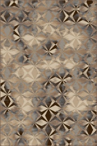 Модерен килим Дафии, Бежов/Кафяв/Сив, 200x300 см