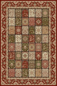 Модерен килим Лотос червен, 200x300 см