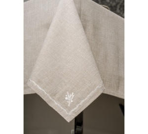 Покривка за маса Linen Pera Toprak, 172x240 см - Img 4