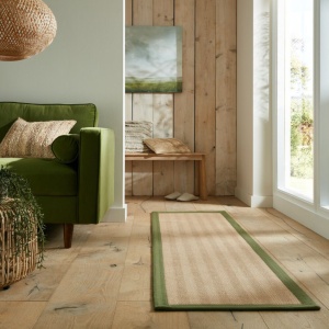Пътека Kira от юта зелена 60X230 см, Flair Rugs