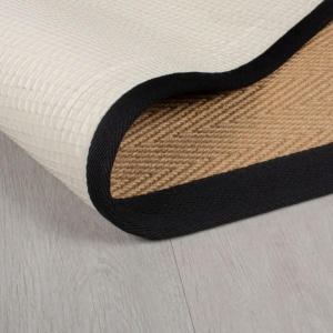 Пътека Kira от юта черна 60X230 см, Flair Rugs - Img 3