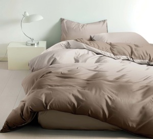 Спално бельо с ластик 180x200 Rainbow Cappuccino 4 броя (Finet)