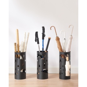 Стойка за чадър Songmics Black 17x17x41 cm - Img 6