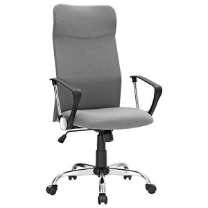Стол за офис, Songmics, Сив, 63x63x(110-120) см - Img 2