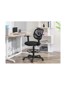 Стол за офис, Songmics, 120 кг, OBN25BK, 55-75 см - Img 2