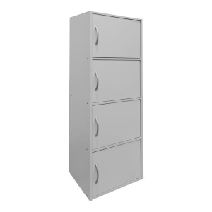Шкаф тип колона Gabino I Бял 40x34.5x120 см