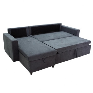 Ъглов диван Лилиан антрацит 225x148x81 см - Img 3