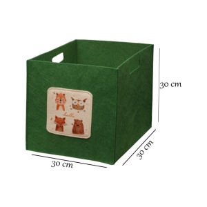 Cos passela HMY-6252 Зелен 30x30x31 cm - Img 3