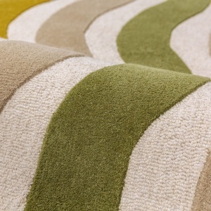 Covor Cascade Wool Verde 160x230 cm - Img 4