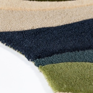 Covor oval Envy Wool Verde 140x200 cm - Img 4