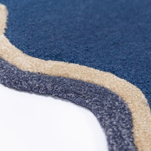 Covor Rivo Wool Bleumarin 120x170 cm - Img 4