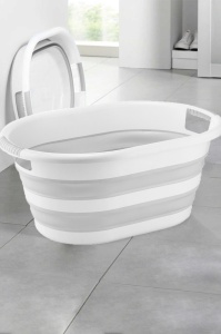 KL702 Сгъваем кош за пране KL702 Сив 45x63x30 cm