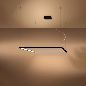 LED полилей 3000K, Nelya, черен, 110x110x150 см - Img 3
