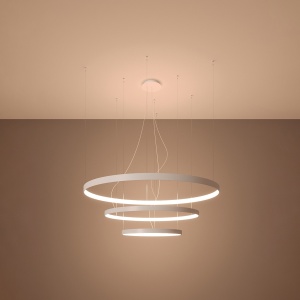 LED полилей 3000K, Rio, бял, 110x110x150 см - Img 3