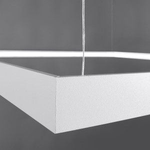 LED полилей 4000K, Nelya, бял, 80x80x150 см - Img 5