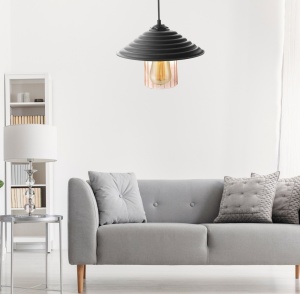 Lustra 204 Black 55x25x25 cm