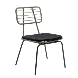 Naoki-Kliton B Pako World Anthracite 80x80x74 cm, комплект от 5 части за градинска маса и столове - Img 2