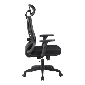 Scaun de birou, Magida, Pako, Negru 58.5x66x125 cm - Img 3