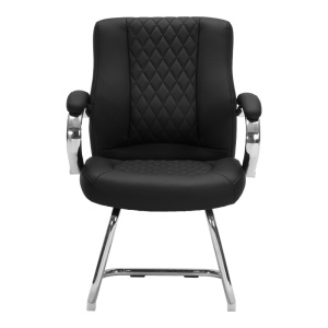 Scaun de conferinta office, Thiodore, Negru, 67x49.5x100 cm - Img 4