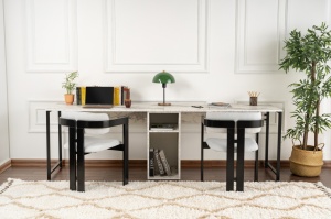 Бюро Twin Study Desk Жълто - Img 3