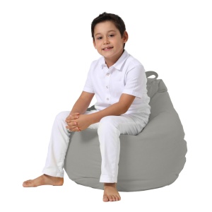 Градински фотьойл пуф Premium Grey 60x60x25 cm - Img 3