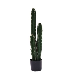 Декоративно растение Cactus III в PP пластмасова саксия зелено 85 см - Img 1