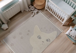 Детски килим Fano сив 120x170 см - Img 3