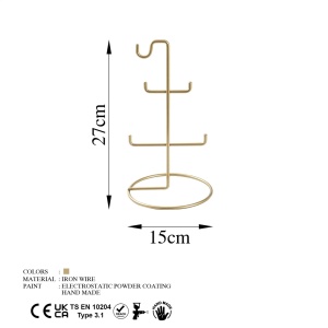Държач за бижута TK-003 Gold 15x27 cm - Img 8