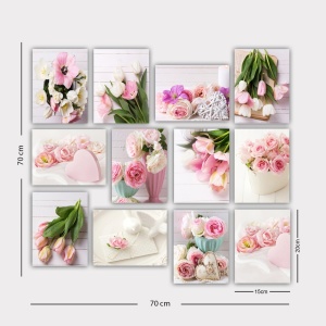 Картина 12 части 12MDF40YS Многоцветна 20x15x3mm - Img 2