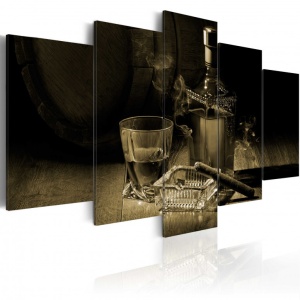 Картина - Gentlemen's Evening II 100x50 см