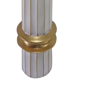 Кафява ваза Pako World Golden Brown 15.2x15.2x15.2x76.5 cm - Img 3