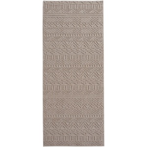 Килим пътека, Helix етно V3, бежов, 80x250 см - Img 8