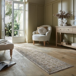 Килим пътека, Zetta Vintage Style Flair Rugs, зелен, 60x230 см