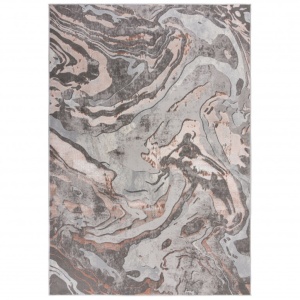 Килим с мраморен ефект, Marbled, Flair Rugs, розов, 160x230 см - Img 2
