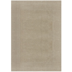 Килим с текстурирана вълнена рамка натурален 160X230 см, Flair Rugs - Img 2
