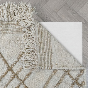 Килим Asterix Linear, бежов, натурален, 120x170 см, Flair Rugs - Img 4