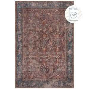 Килим, Cyra Washable Flair Rugs, червен, 152x230 см - Img 2
