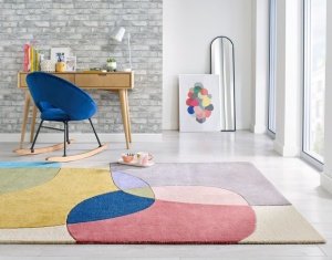 Килим Glow Многоцветен 200X290 см, Flair Rugs - Img 1