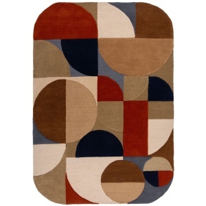 Килим, Mia Arch Flair Rugs, теракота, 160x230 см - Img 2