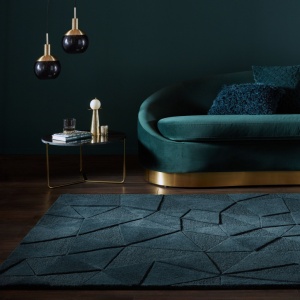 Килим Shard Teal 120X170 см, Flair Rugs - Img 1