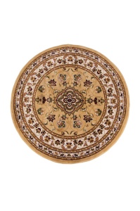 Килим Sherborne бежов 133X133 см, кръгъл, Flair Rugs - Img 2