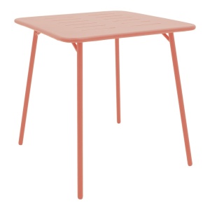 Комплект от 3 броя маса и столове за градина V1, Moraja, Terracotta, 70x70x73 см - Img 3