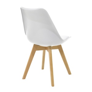 Комплект от 5 части маса и столове Natali Gaston white natural white 120x80x76 cm - Img 8
