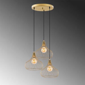 Люстра TELDAMLA-11930 Златисто блестяща - Img 4