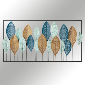 Метална картина Bilge Многоцветна 115x3x60 см - Img 6